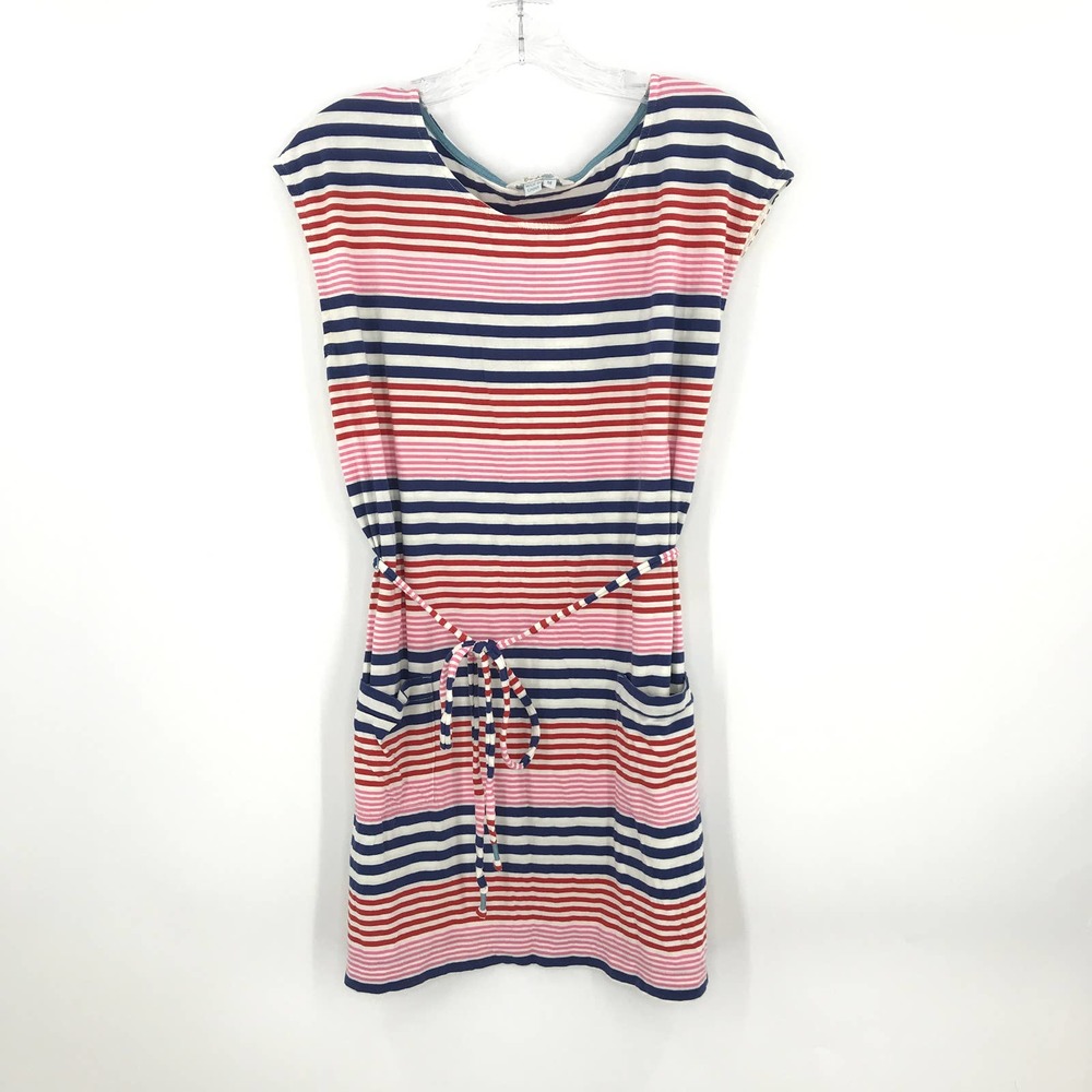 Boden Adriana Multicolored Striped T-Shirt Dress